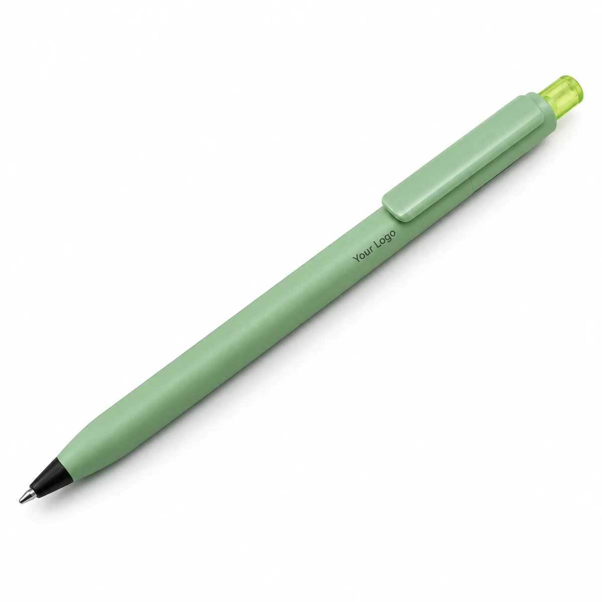 Sage Green Plastic Ball Pen